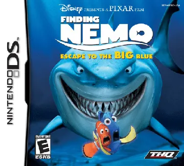 Finding Nemo - Escape to the Big Blue (Europe) (Fr,Nl) box cover front